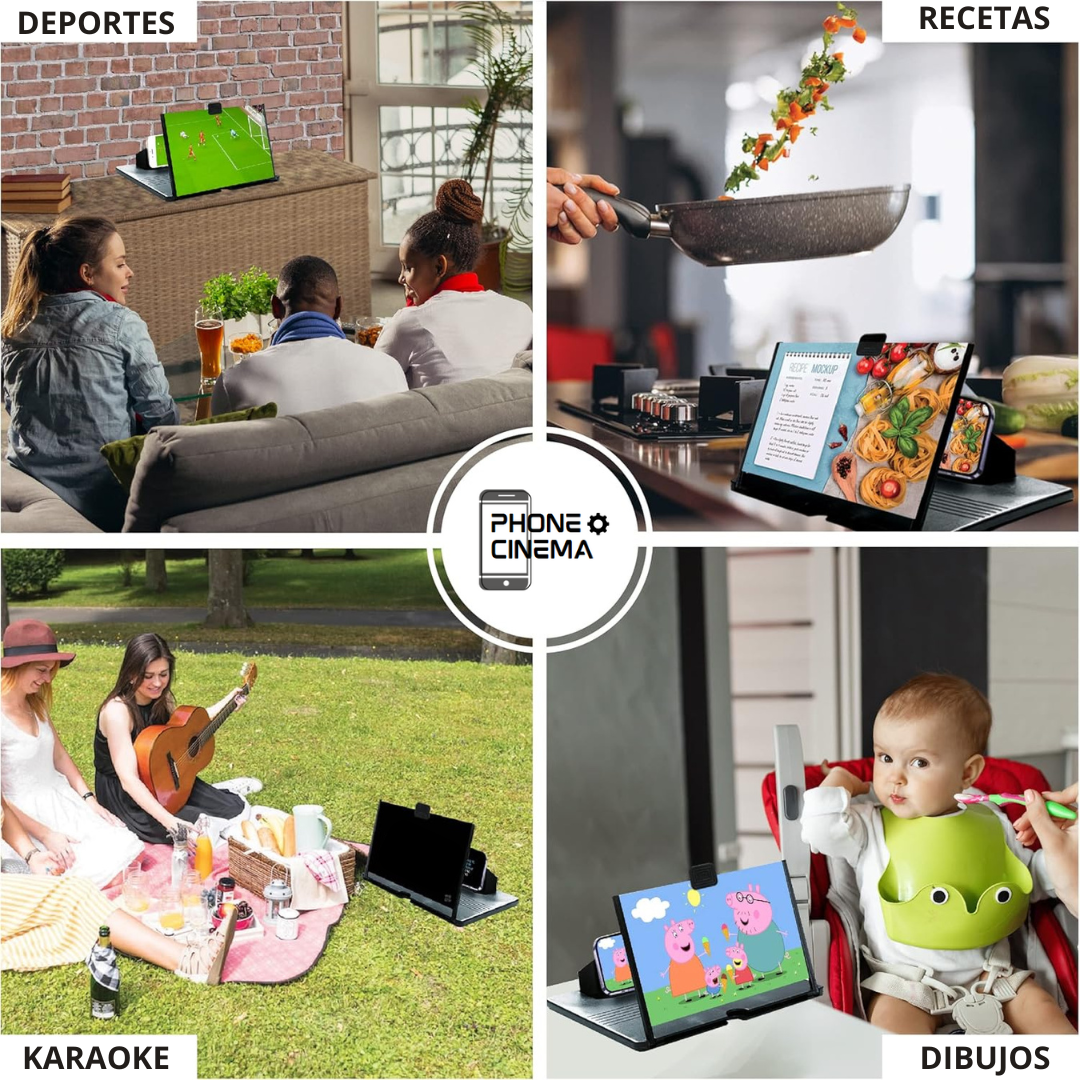 Amplificador de Pantalla NEGRO